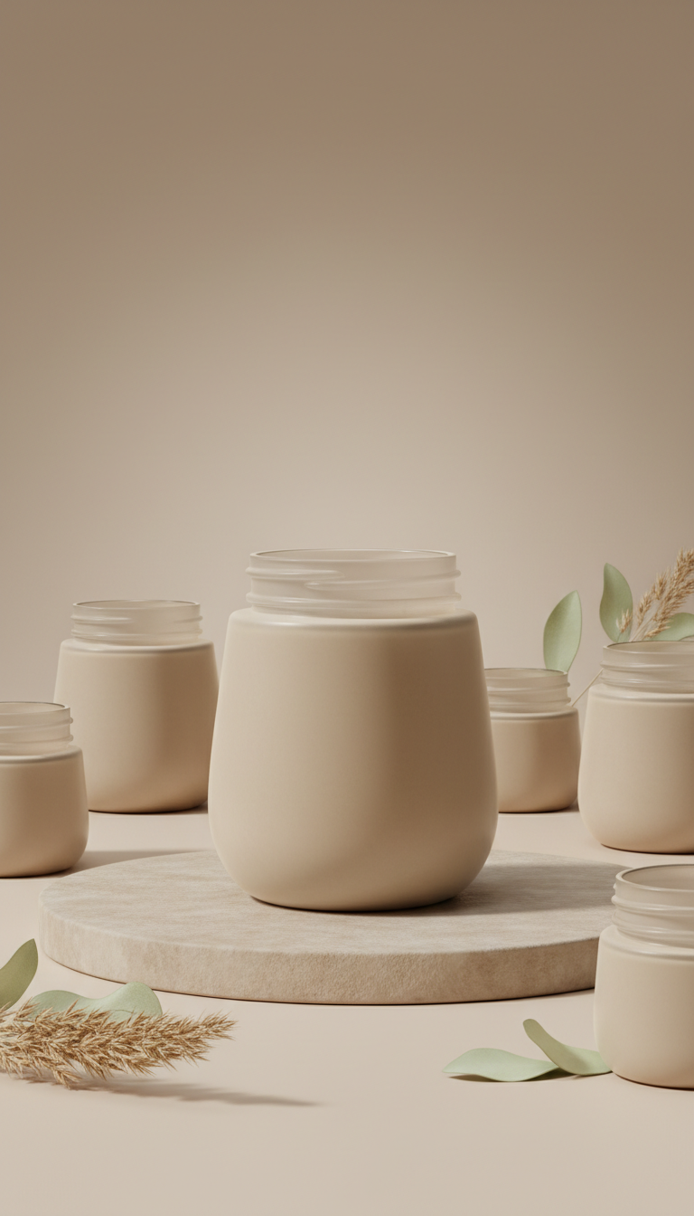 Adaptogenic Balance Powder Sand Glass Jar