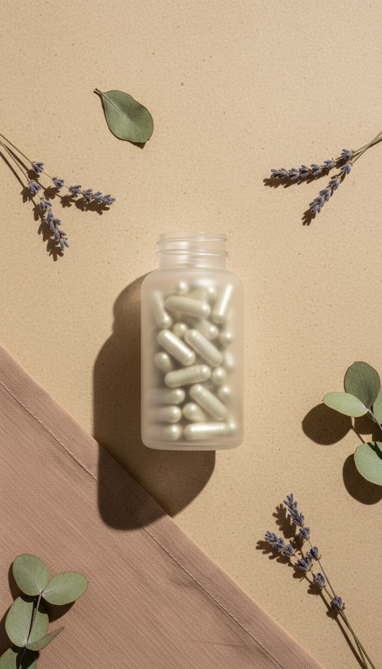 Restful Sleep Capsules Minimal Bottle